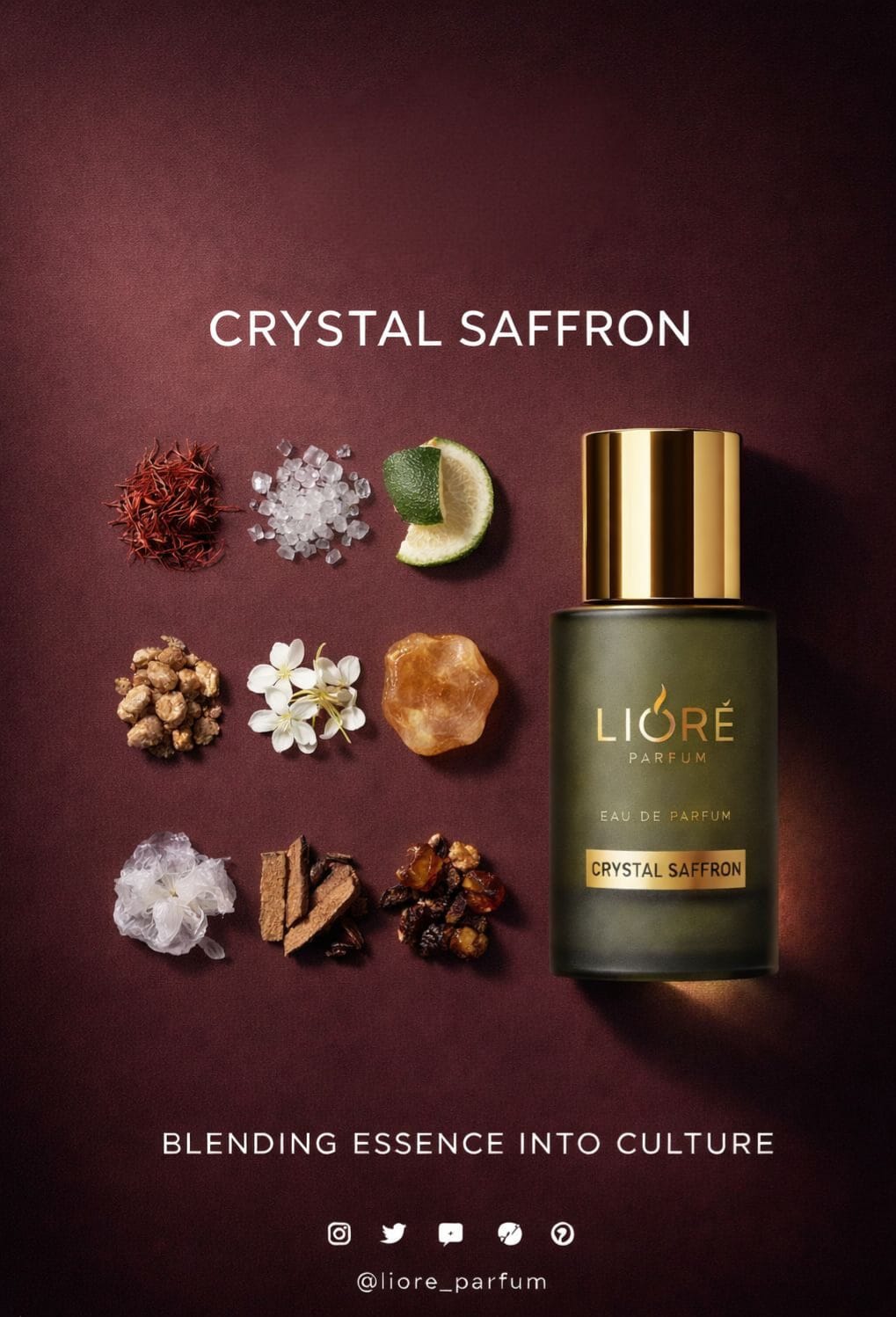 CRYSTAL SAFFRON By Liore