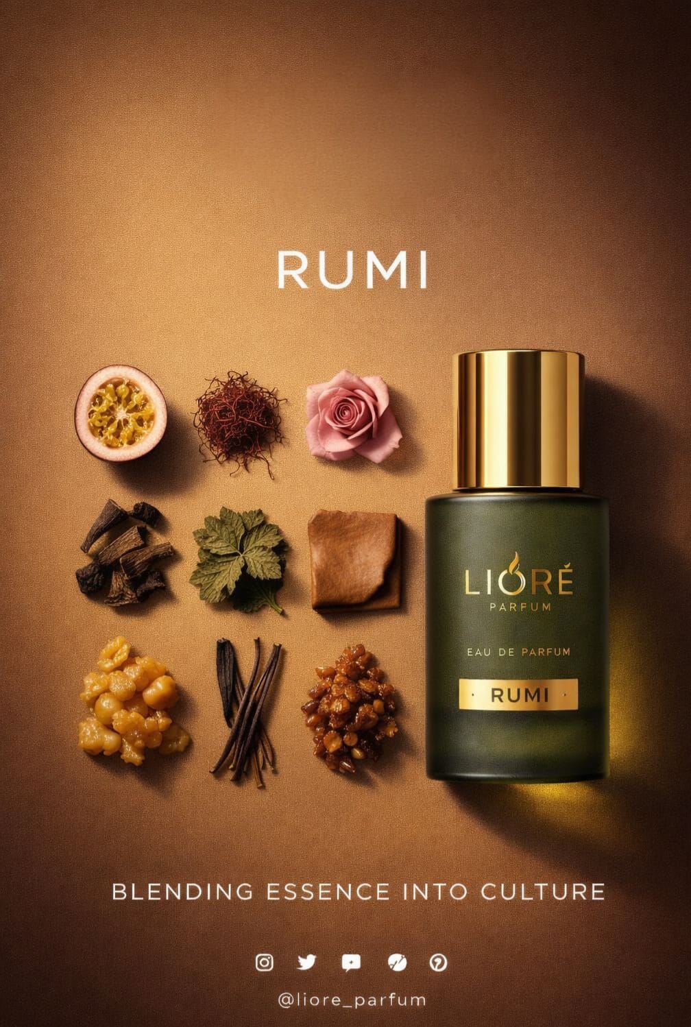 RUMI Inspired by oud marcuja